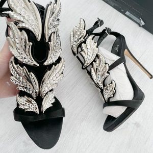 Giuseppe Zanotti Cruel Coline Crystal Sandal Heels